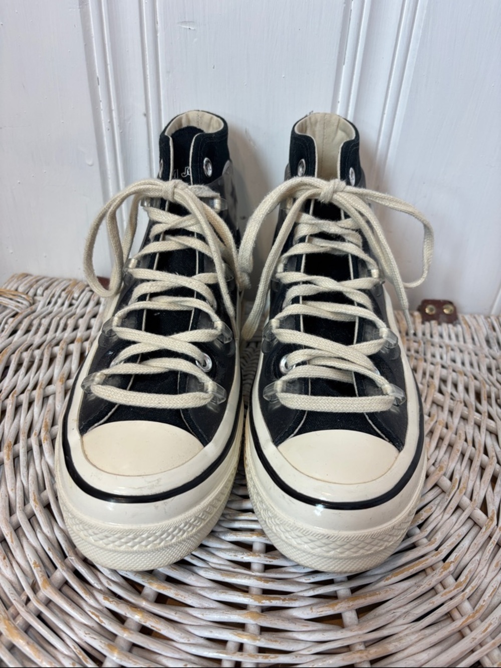 Rare CONVERSE X KIM JONES Chuck 70 High Utility Wave Sneakers | Size 8 - Picture 2 of 14